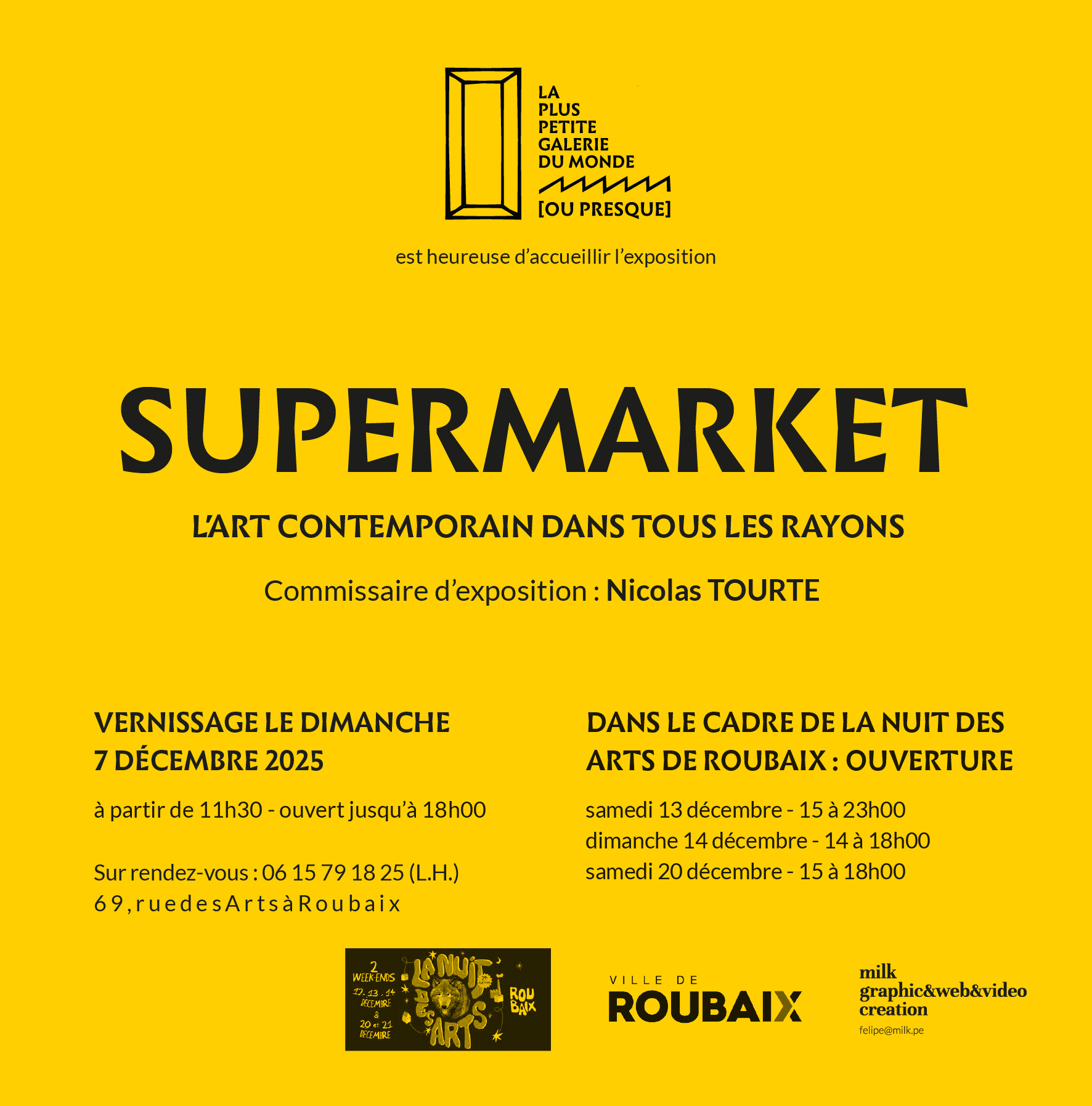 Supermarket L&rsquo;art contemporain dans tous les rayons